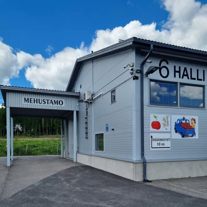 Mehustamon tuotantotila Linnalan yritysalueella